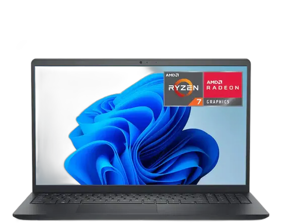 Dell Inspiron 15.6 Touch Laptop Ryzen 7 7730u 16GB RAM 512GB SSD FHD Windows 11 Color Black Model LDC15255-A117blk-pus