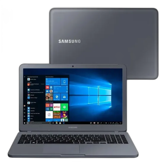 Samsung Galaxy Book Laptop Core i3 7th 256GB SSD 8GB RAM Gray - Excellent (Refurbished)