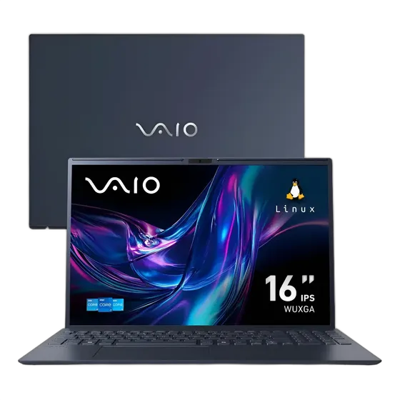 VAIO FE16 Notebook Intel Core i5-1334U - 13th Gen Linux Debian 12 - 8GB RAM 256GB SSD 16" IPS WUXGA Anti-glare Display - Graphite Gray - VJFE62F11X-B0911H