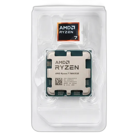 New CPU AMD Ryzen 7 7800X3D 4.2 GHz And 8 Cores AM5 (ban