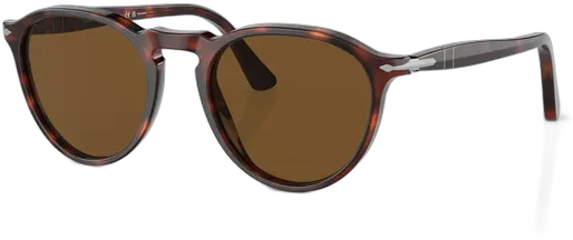 Persol PO3286S Phantos Havana Sunglasses Brown Polarized 53mm