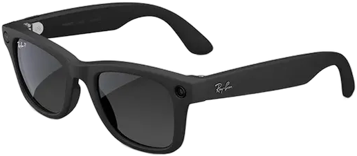 Ray-Ban Meta Smart Wayfarer Sunglasses Matte Black Polarized