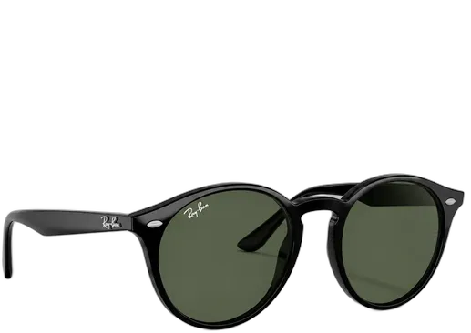 Rb2180 Sunglasses Black Round UV400 Protection Summer Fashion
