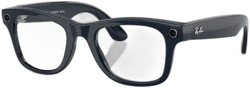 Ray-ban Wayfarer Meta Glasses Sh Csm Blue / Trs. Sapph Size 53 Transitions Sapphire Shiny Cosmic Blue