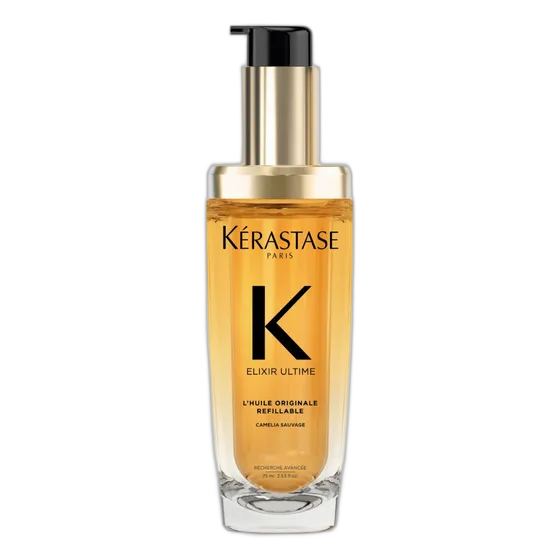 Kérastase Elixir Ultime L'Huile Originale Hair Oil, Refillable, Shiny Nourished Hair, 75ml