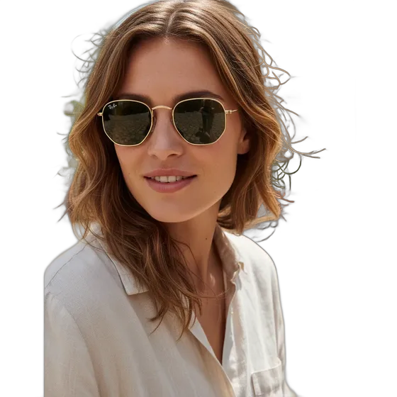Elegant Hexagonal Sunglasses Original Rb3548 Hexagonal Classic
