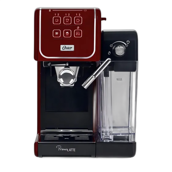 Oster PrimaLatte Touch Red Espresso Coffee Maker 1050W -