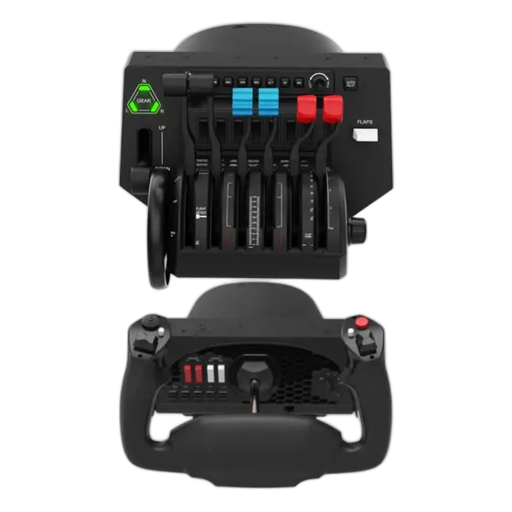 Honeycomb Alpha Yoke + Bravo Throttle Flight Controls Package