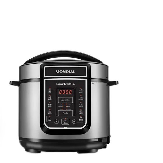Pressure Cooker PE-38 Electric Black Stainless Steel Mondial 220V