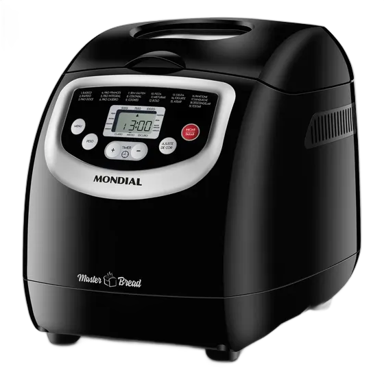Mondial Master Bread Automatic Bread Maker 700W Npf-53 Black/Silver 220V