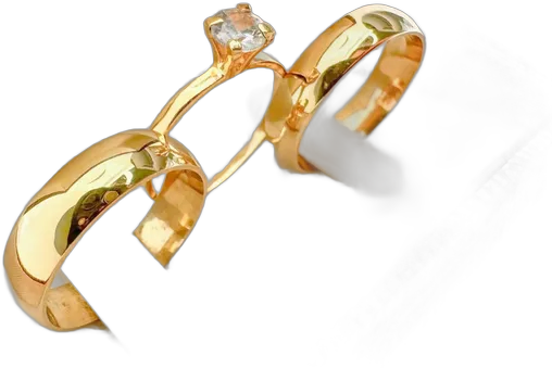 Pair of Wedding Rings Domed Thick 6mm 6.5g in 18k Gold