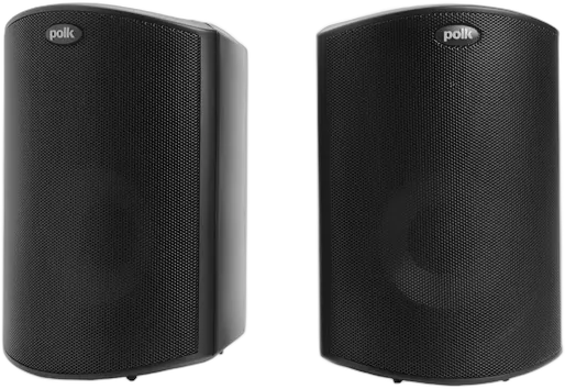 Polk Audio Atrium 6 Speaker Pair, Black