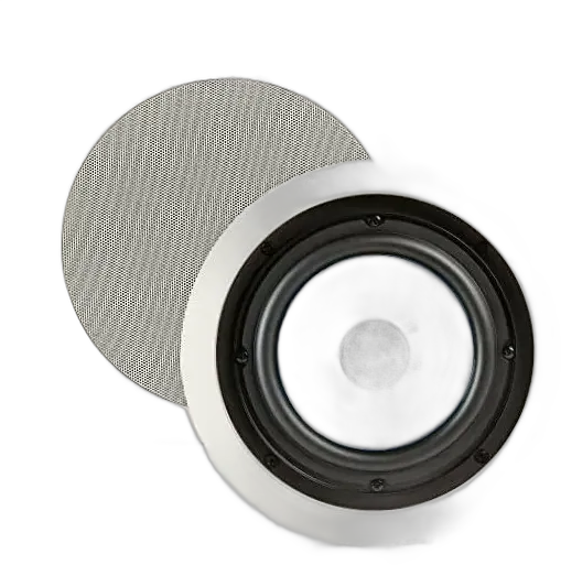 Pair of Round In-Ceiling Speakers Polk Audio RC80i White