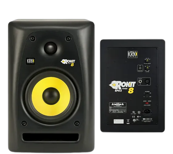 Pair of KRK Rokit 8 RP-8 G2 Studio Monitors
