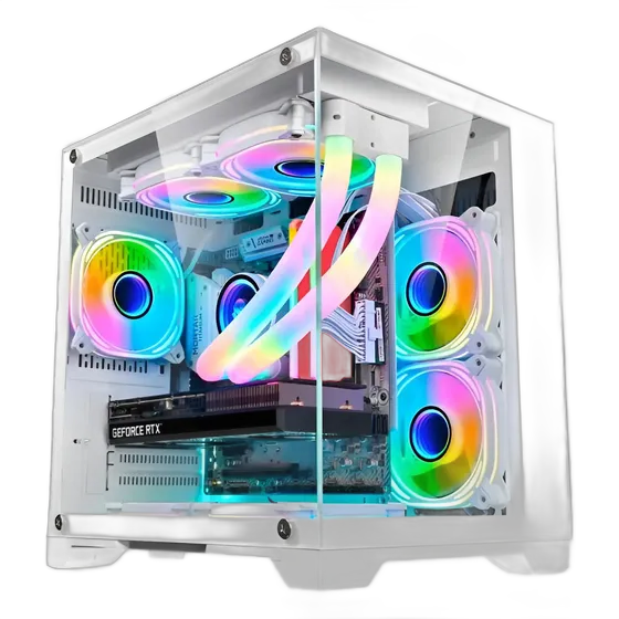 PC Gamer K_mex Ryzen 7 1700 RTX 3050 1TB Wi-Fi W11
