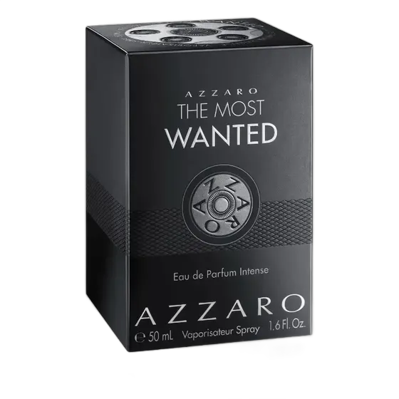 Men's Perfume Woody Amber with Cardamom and Caramel, Long Lasting, Azzaro The Most Wanted, Eau de Parfum Intense, 50ml