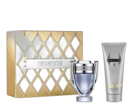 Invictus by Rabanne Men's Perfume 50ml + Shower Gel 100ml