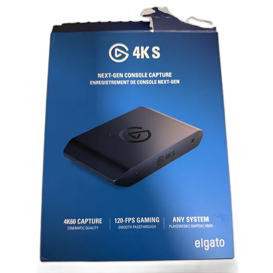 Elgato 4K S Capture Card - 1440p120 (New Open Box)
