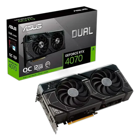Asus GeForce RTX 4070 Dual OC Edition 12GB Graphics Card