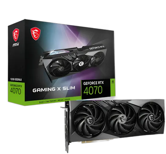 MSI Gaming X Slim Graphics Card Nvidia RTX 4070 12gb Gddr6x