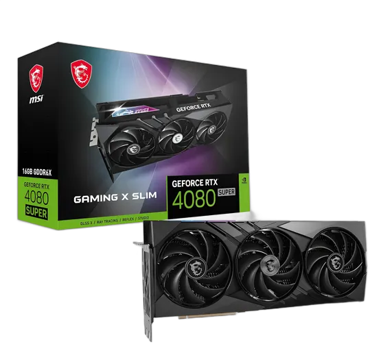 MSI Gaming X Slim RTX 4080 16GB GDDR6X Graphics Card