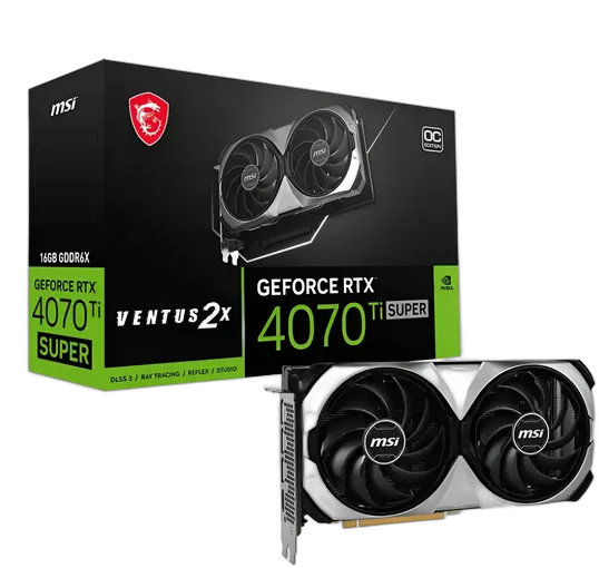 MSI GeForce Ventus 3x Oc RTX-4070 12gb Gddr6x Graphics Card
