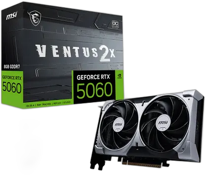 MSI NVIDIA GeForce RTX 5060 Graphics Card 8GB OC GDDR7