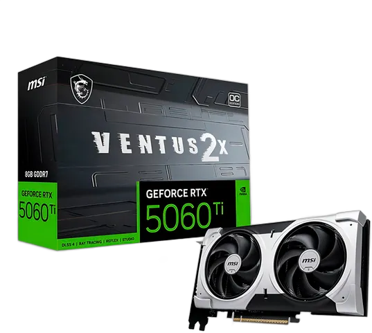 Graphics Card MSI RTX 5060 Ti 8GB Gddr7 128bits Ventus Plus