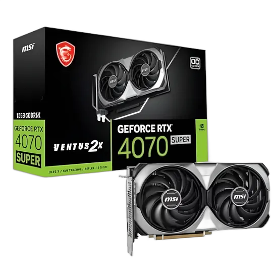 MSI Super Ventus 2x Oc RTX 4070 12gb Gddr6x Graphics Card