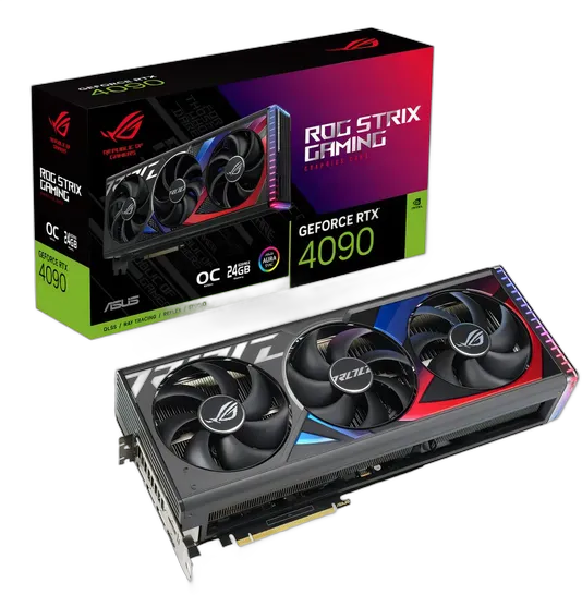 Nvidia Asus ROG Strix GeForce RTX 40 Series RTX 4090 OC Edition 24GB Graphics Card
