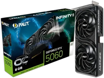 NVIDIA GeForce Palit RTX5060 8GB Infinity2 OC Graphics Card