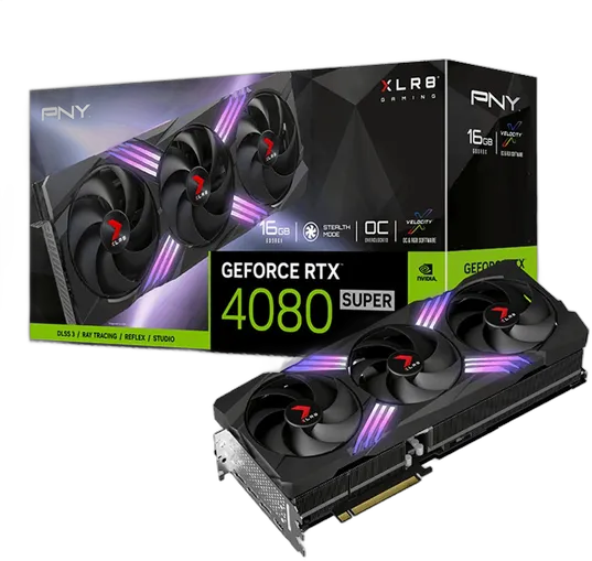 PNY GeForce RTX 4080 Super 16 GB OC RGB Graphics Card
