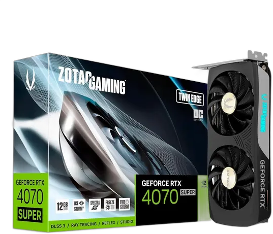 Zotac NVIDIA GeForce RTX 4070 12GB GDDR6X RGB Graphics Card