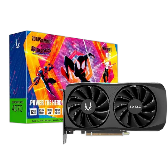 Zotac Spider-man Geforc RTX 4070 12gb Gddr6x Graphics Card