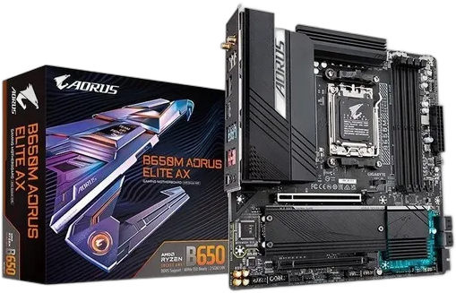 Gigabyte B650m Aorus Elite Ax Motherboard Amd Am5 Ddr5 B650