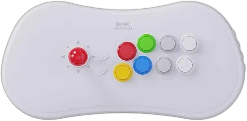SNK Neo Geo Arcade Stick Pro Plug and Play TV Game - 20 Games White