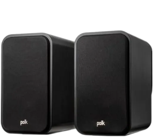 Polk Audio Signature Elite ES20 Hi-Res Bookshelf Speakers, Black - Pair