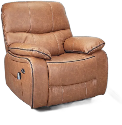 Electric Recliner Armchair with Massage, Faux Leather