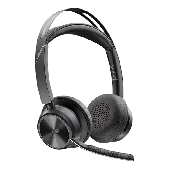 Poly Voyager Focus 2 Stereo Headset BT USB-C +USB-C/A 9T9J6AA Black