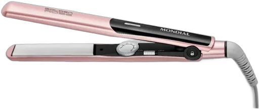 Mondial Golden Rose/Black Flat Iron Bivolt P-20