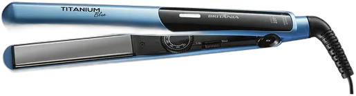 Britânia Titanium Blue Flat Iron Bivolt