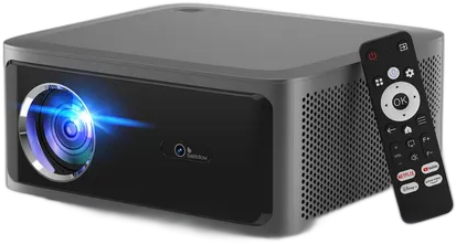 Projector Bettdow AC1071 1080p 1000ANSI Lumens Wi-Fi Bluetooth LCD 30000lm Black 127/220V