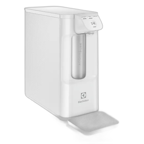 Cold, Chilled and Natural Water Purifier Electronic Plate Compact Electrolux PE12B with Carbon Filter 6 Months or 3000L Touch Panel White