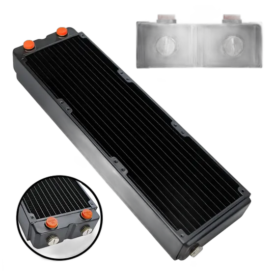 Radiator 360mm Copper 65mm Custom Water Cooler Thread - G1/4