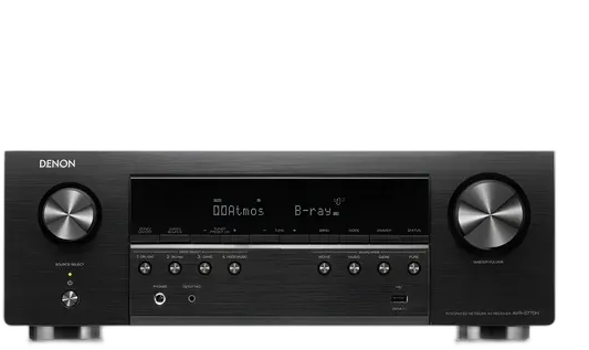 Denon AVR-S770H Receiver 7.2 Channels Zone 2 Audio 8K HDR 110V