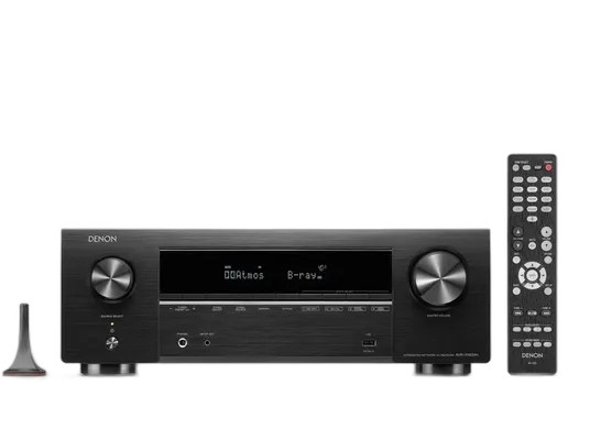 Denon AVR-X1800H Receiver 7.2-Channel Bluetooth Wifi HDMI 8K Dolby Atmos 127/220V