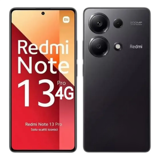 Redmi Note 13 Pro 4G Network Dual SIM 8GB RAM 256GB Global + Invoice Color Starry Black