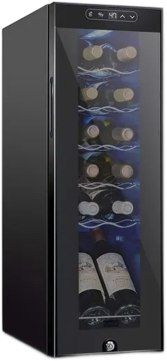 Schmecke Wine Cooler 12 Bottles with Lock 41L