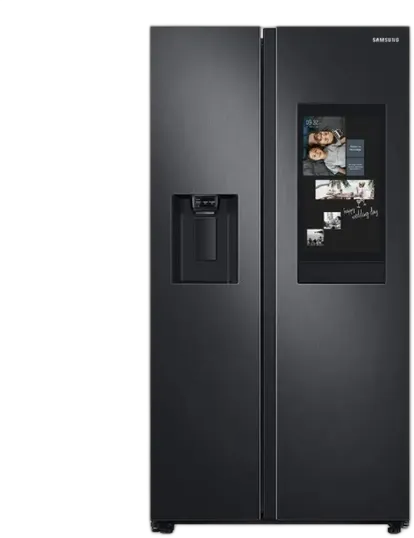 Samsung Side By Side Soundbar Refrigerator Black 585L 127V