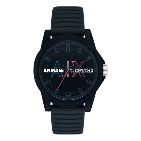 Armani Exchange Rubber Men's Watch AX2529B1 D1DX